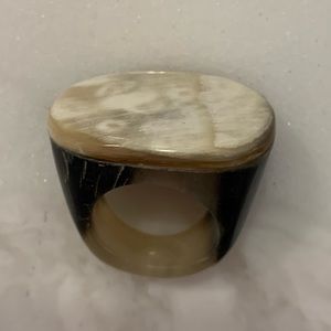 👀NWOT Natural Stone Ring. Hand carved beautifully. Price firm